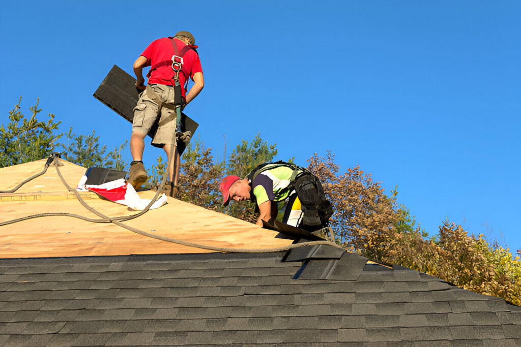 Asphalt shingle roof on a Batavia New York home