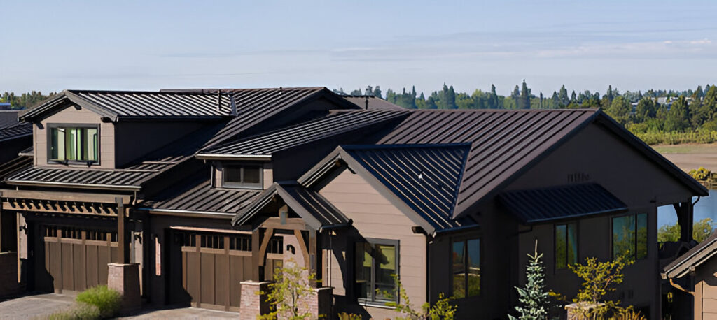 Metal roofing installed on a Batavia New York home
