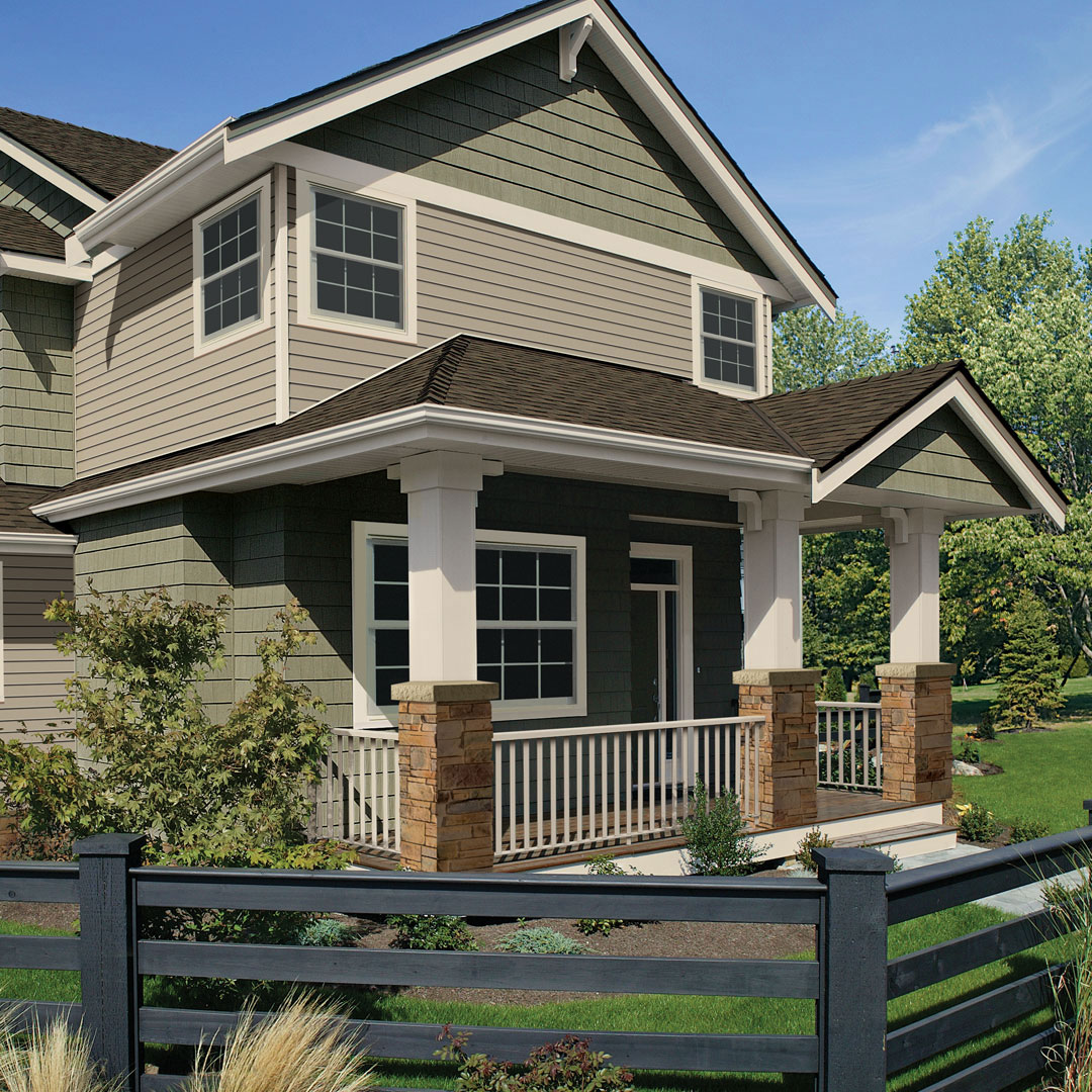 Marketsquare siding installation on a new build in Batavia NY