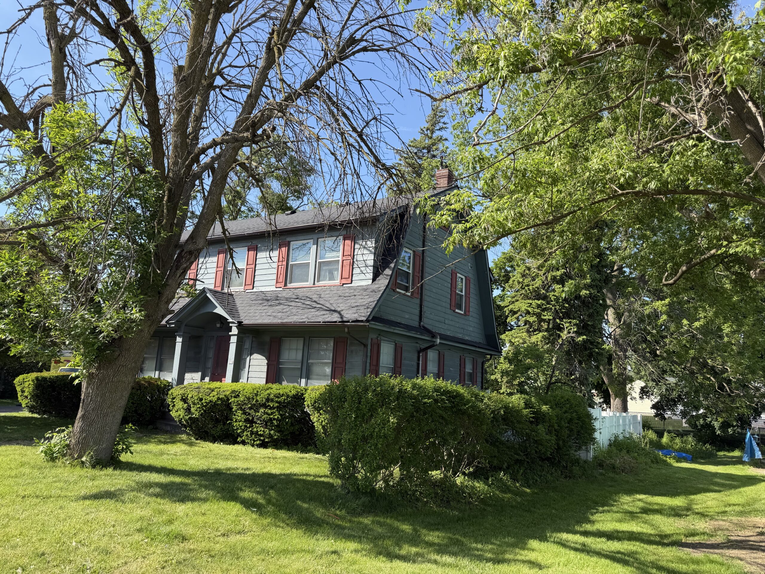 Top Roof residential roofing project at a two-story home in Batavia, New York